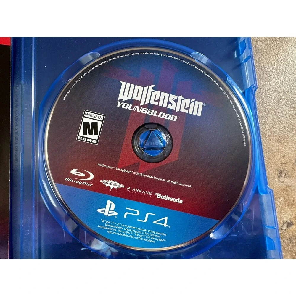 Wolfenstein: Youngblood Deluxe Ed. Sony Playstation 4 PS4 Game With Manuel